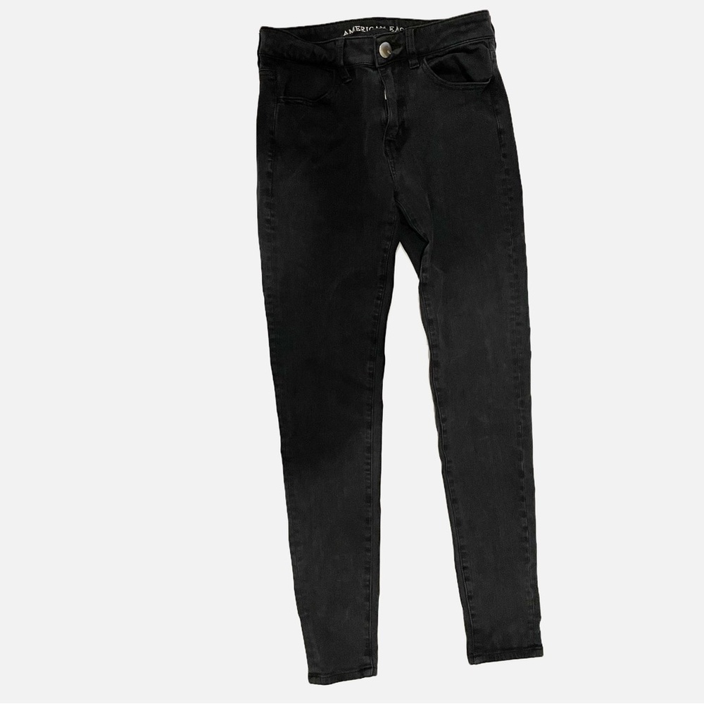 American eagle black “super stretch x4” jeans